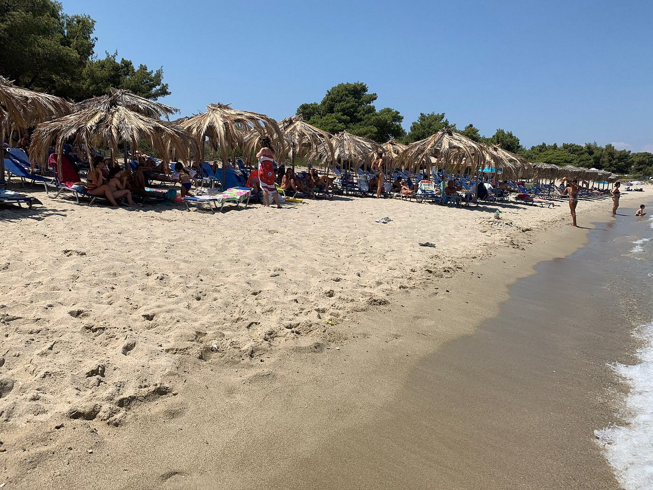  Golden beach plaža Pefkohori 