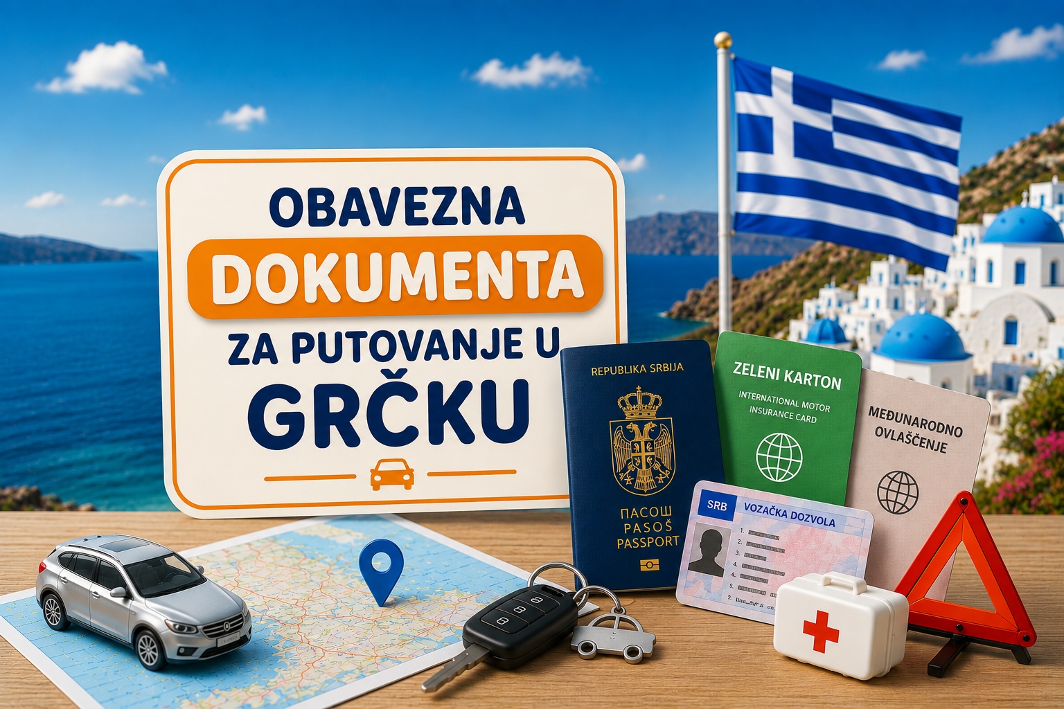 Šta je potrebno za putovanje u Grčku kolima, autobusom ili avionom