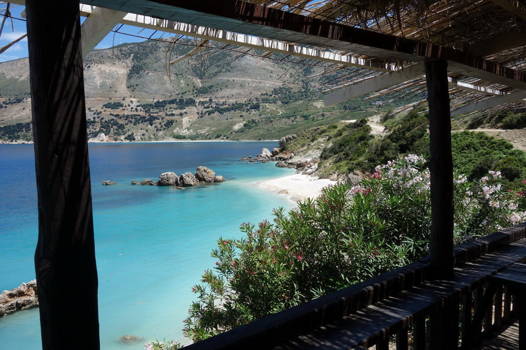 Vouti plaža na ostrvu Kefalonija