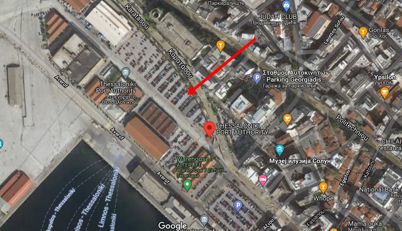  Solun parking kod luke