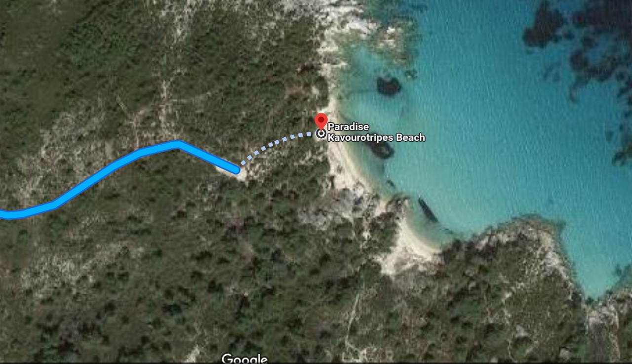  Kavourotripes Paradise mapa