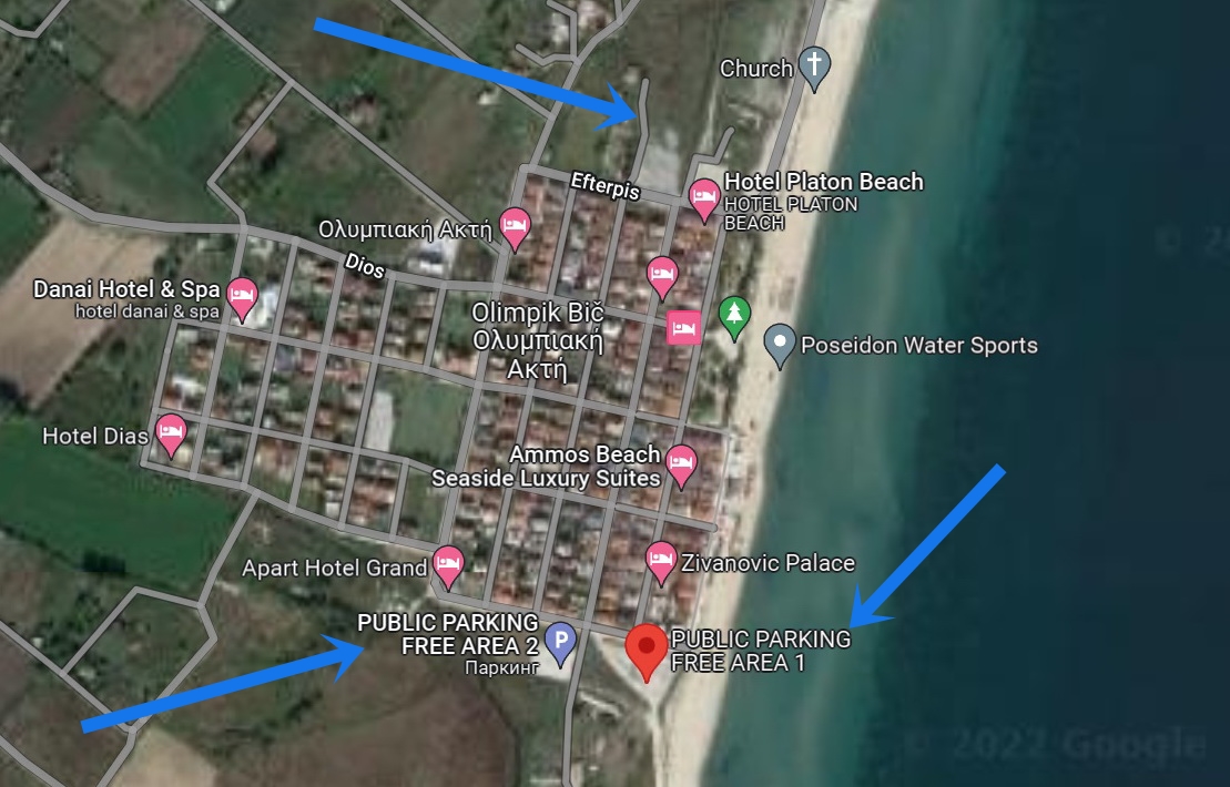  Olympic beach parking