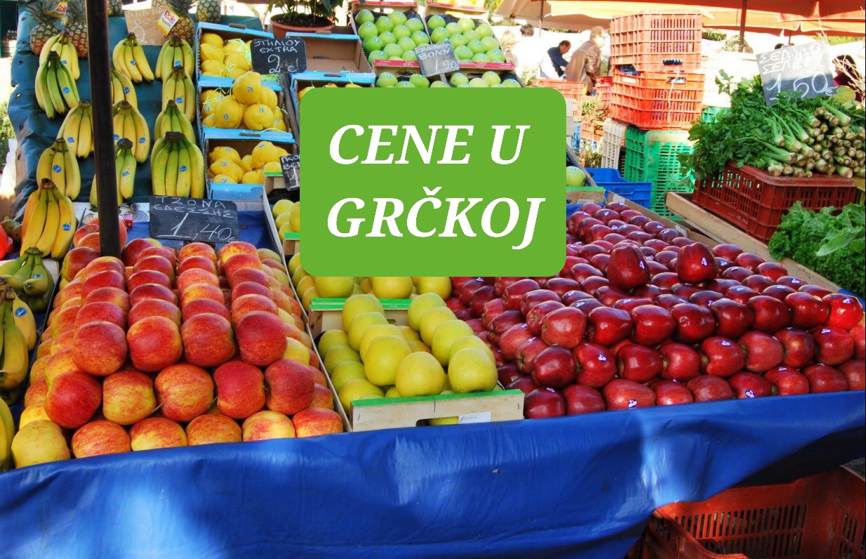 Cene u Grčkoj 2026.