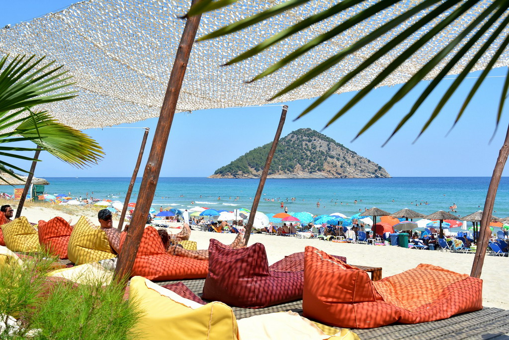 Paradise plaža (Paradise beach) na ostrvu Tasos