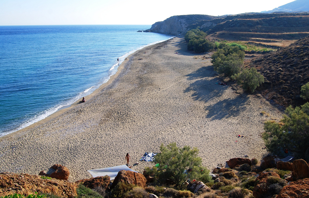  Rukunas plaža na ostrvu Anafi