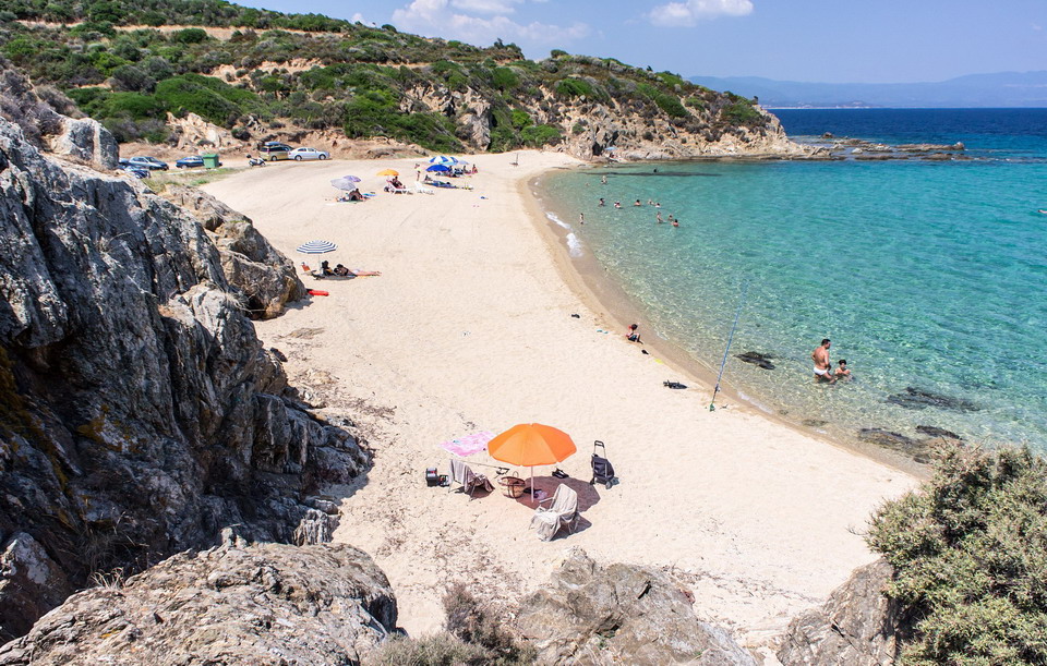 Voulitsa plaža - Nea Roda, Atos