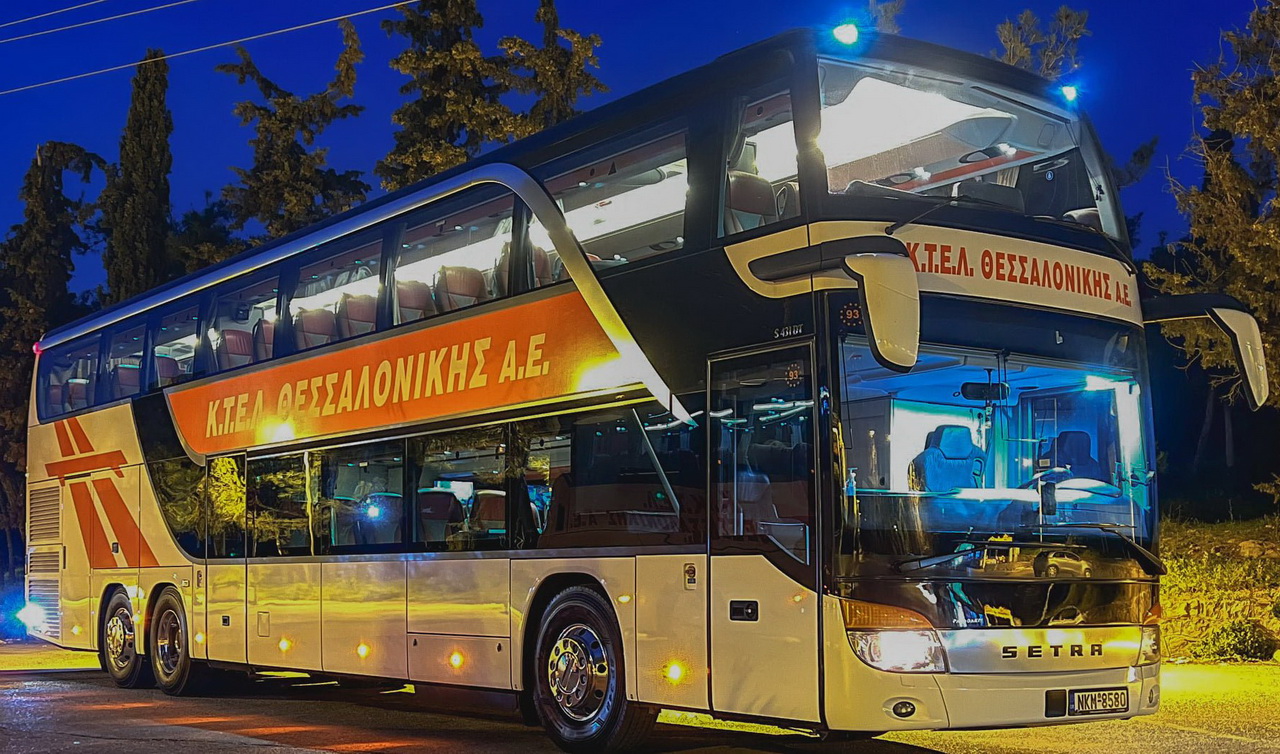 Autobuski prevoz iz Soluna i aerodroma do Halkidikija, Olimpske i Solunske regije