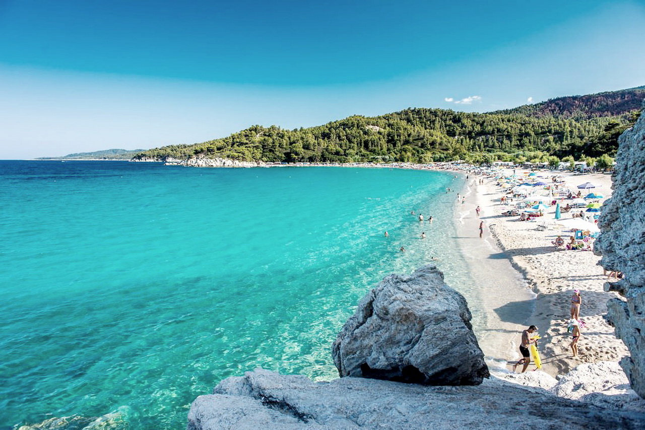 Armenistis plaža i kamp na Sitoniji