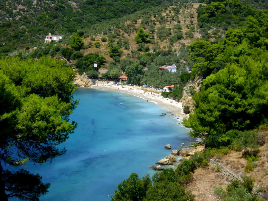  Megalos Mourtias plaža Alonisos