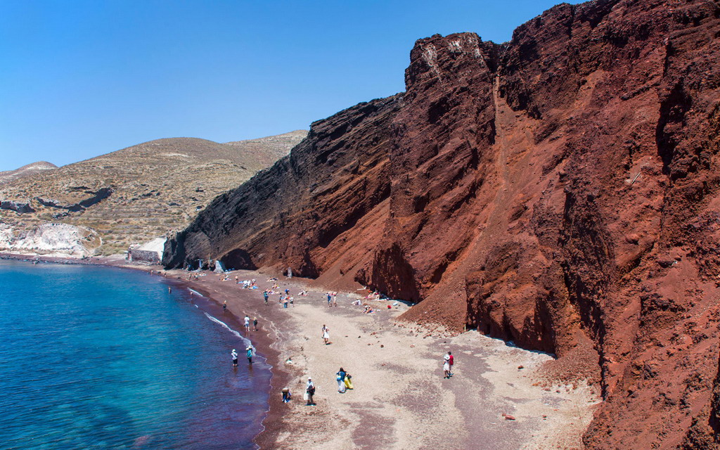  Crvena plaža Santorini