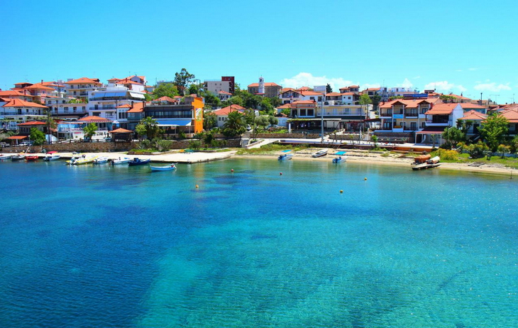 Amuljani - jedino naseljeno ostrvo Halkidikija