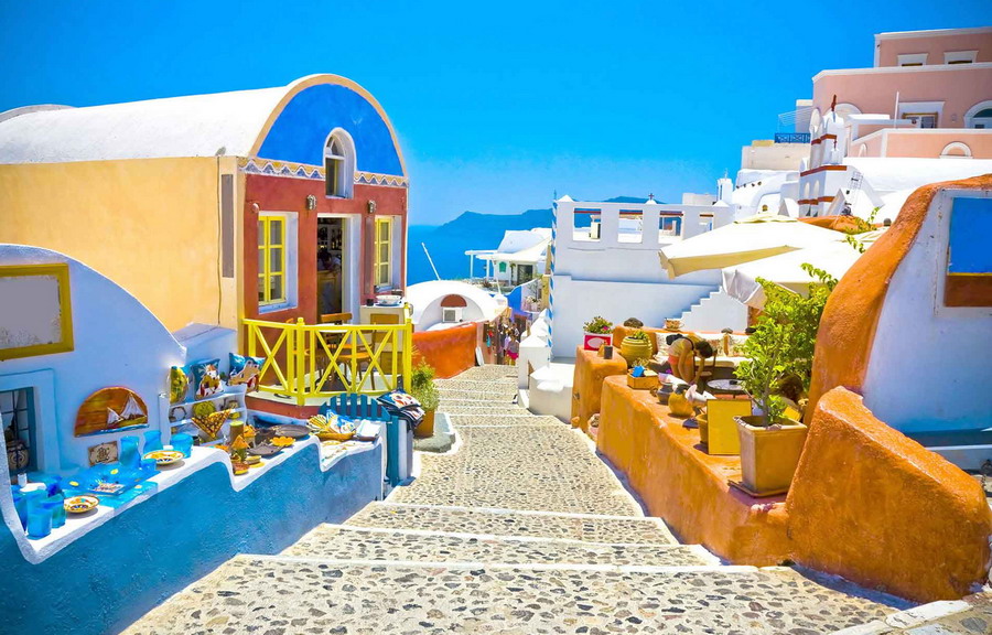 Medeni mesec na magičnom Santoriniju... Jovana Kostić