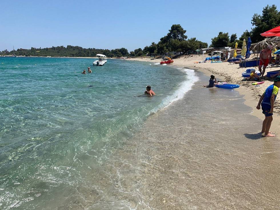 Golden Beach plaža na Kasandri