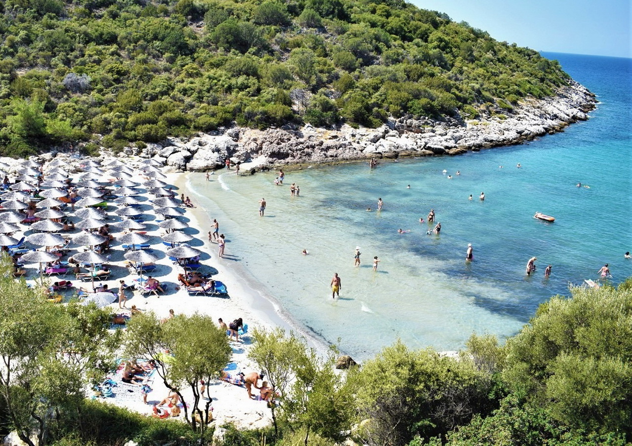 Atspas plaža na Tasosu