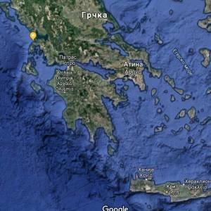 Mapa Grčke
