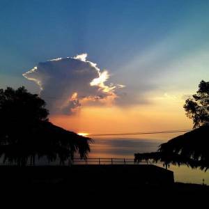 Taverna Oasis - vidikovac sa predivnim pogledom na jonsko plavetnilo