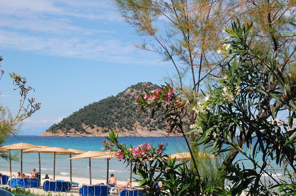 Paradise plaža (Paradise beach) na ostrvu Tasos