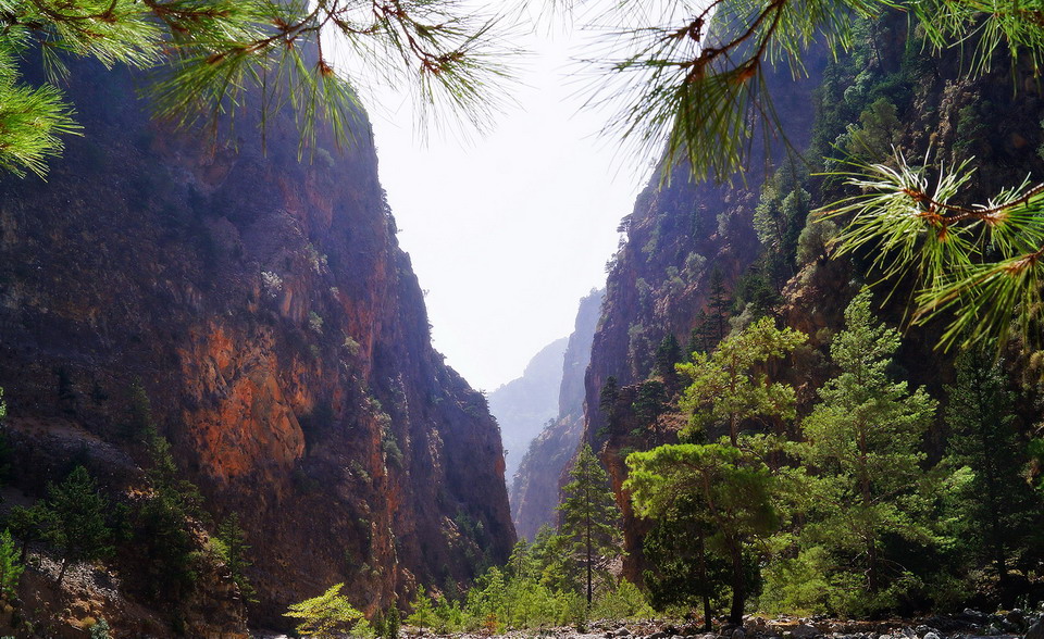 Samaria kanjon i nacionalni park na Kritu