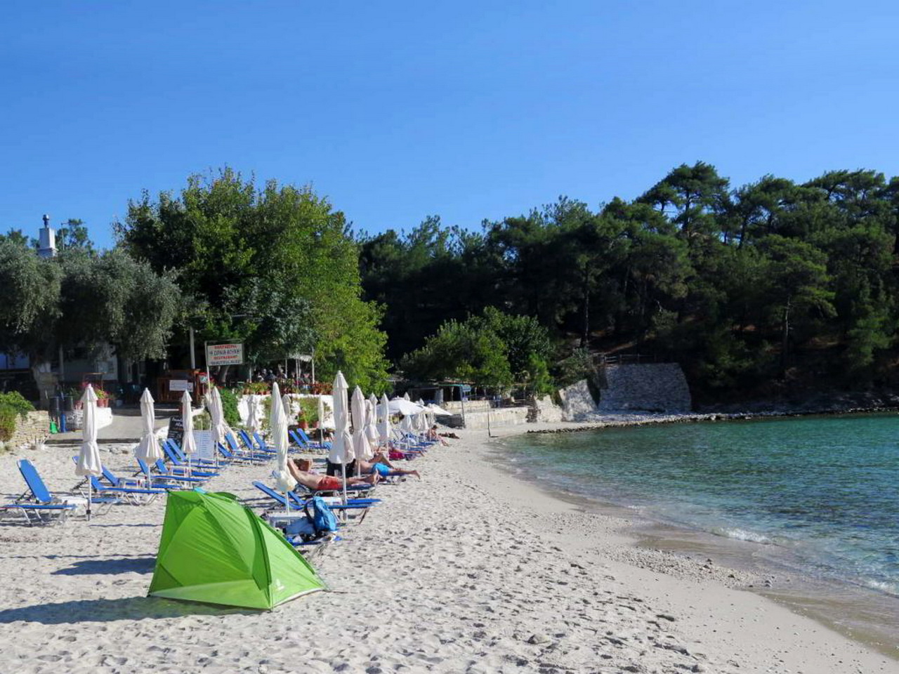 Aliki plaža na Tasosu: iskustva, opis plaže, cene