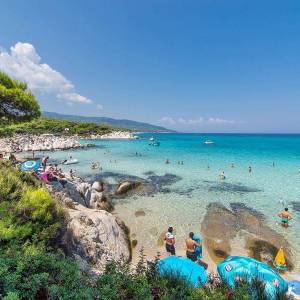 Portokali (Orange) plaža Sitonija - informacije i iskustva posetilaca