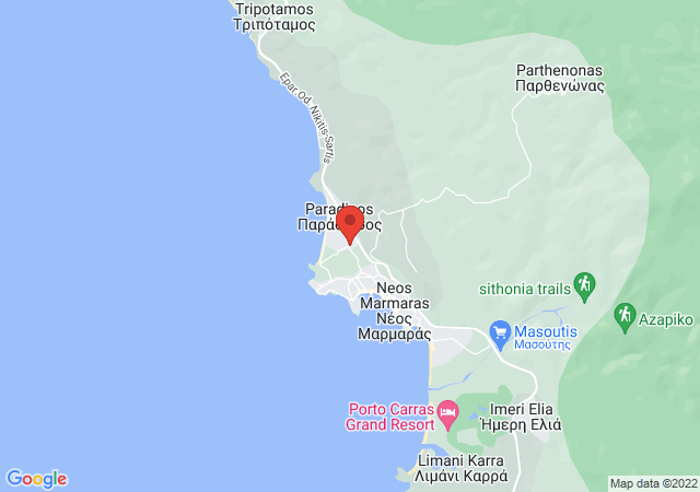 Show on the map Hotel Pefko