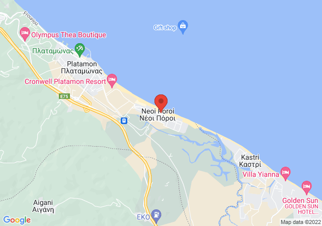 Show on the map Hotel Siokas