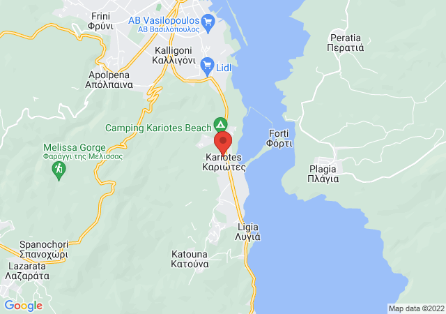 Show on the map Villa Ioanna Lefkada