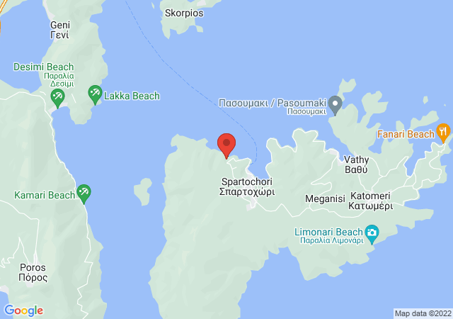 Show on the map Meganisi Villas