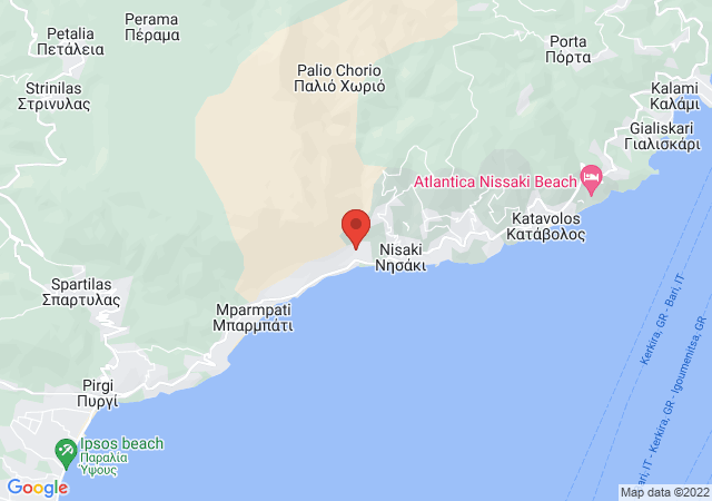 Show on the map Galini Apartments Corfu