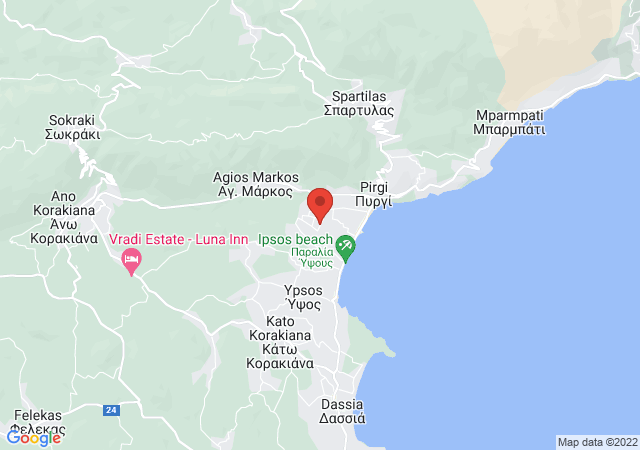 Show on the map Corfu Dream Fani Apartments