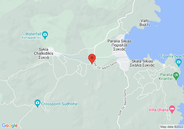 Show on the map Anthemida Studios and Apartments