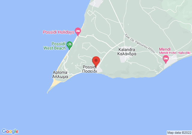 Show on the map Hotel Maria Posidi