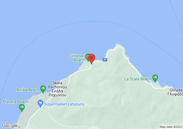 Show on the map Hotel Villa Natassa