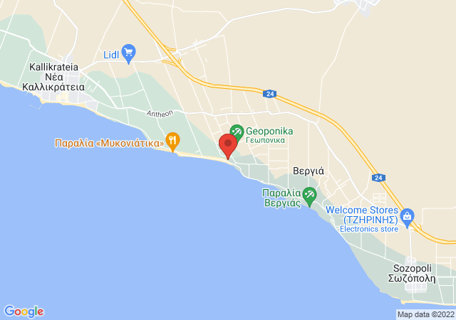 Show on the map Georgalas Sun Beach Villa