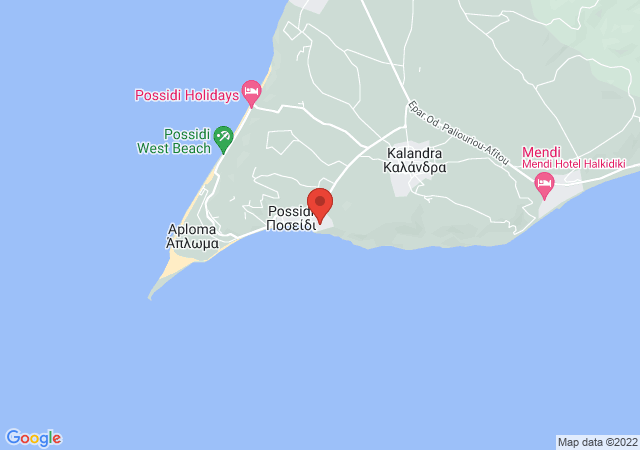 Show on the map K Possidi Beachfront Villa