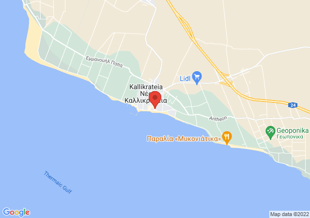 Show on the map Aqua Mare Sea Side Hotel