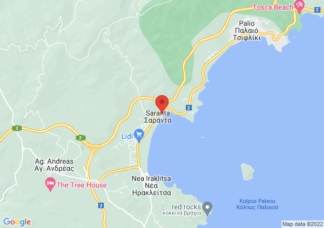 Show on the map Blue Crystal Villa