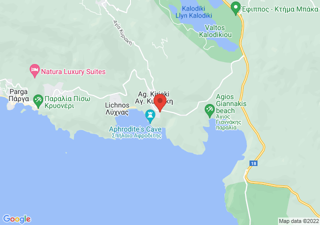Show on the map Olive Tree Parga