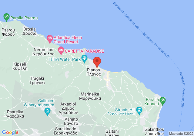 Show on the map Porto Planos Beach Hotel