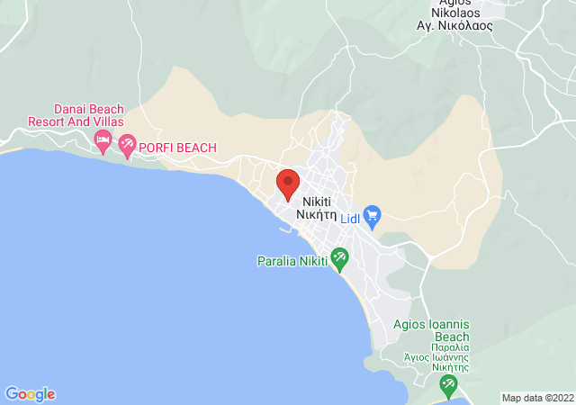 Show on the map San Giorgio Apartments Nikiti