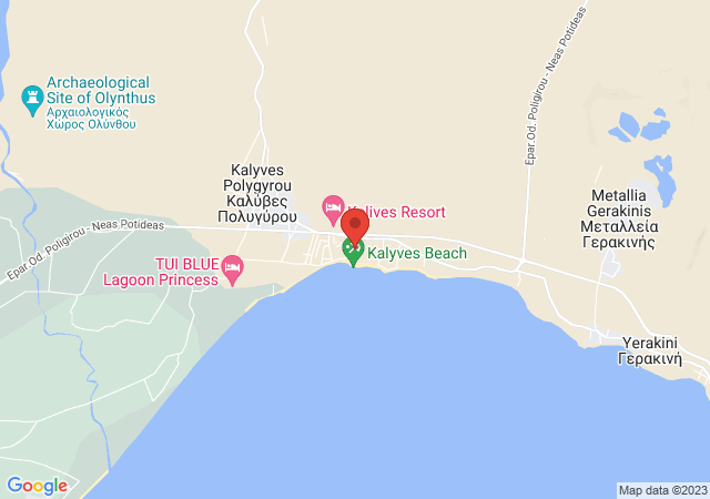 Show on the map Kalyves Tatiana Maisonettes