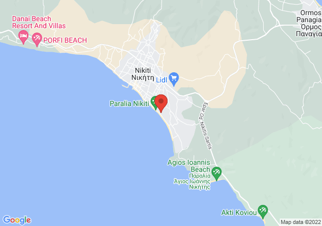 Show on the map Ikies Suites By the Sea