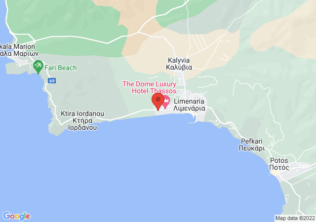 Show on the map Gorgona di Thassos