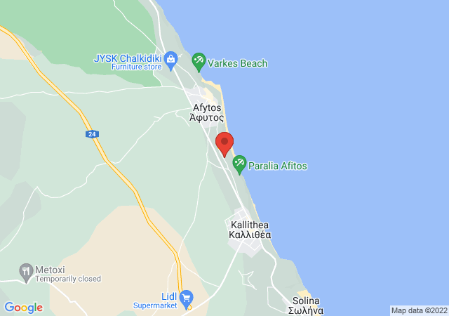 Show on the map Vasiliki House Afitos