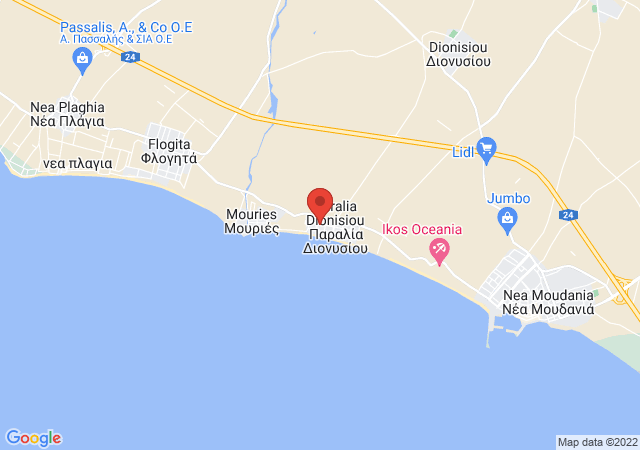 Show on the map Dionisos Elia Apartments