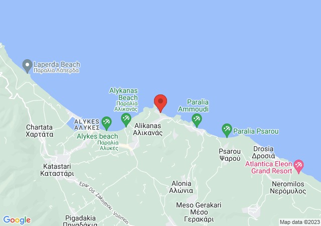 Show on the map Vrachos Holiday Home