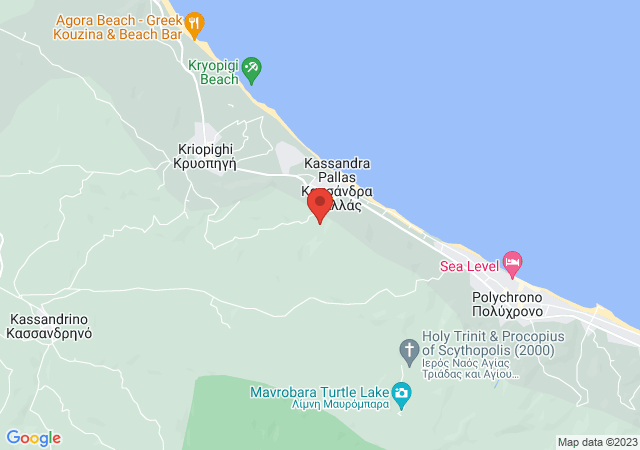 Show on the map Sunrise Villa Kriopigi