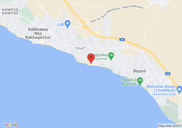 Show on the map Mykoniatika Resort Seaside Villa