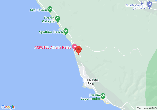 Show on the map Maisonette Olivelias Beachfront