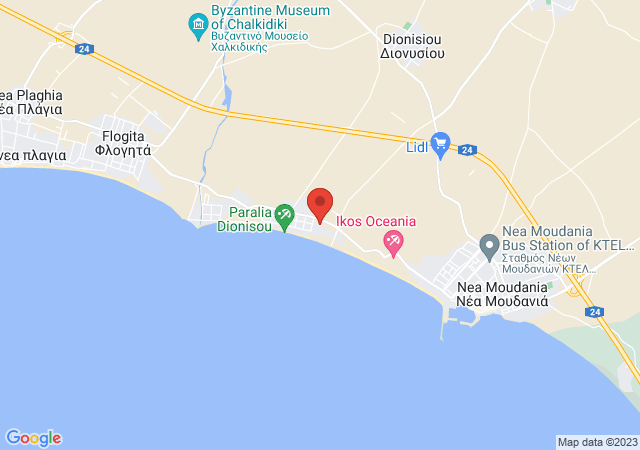 Show on the map Fotinia Beach House